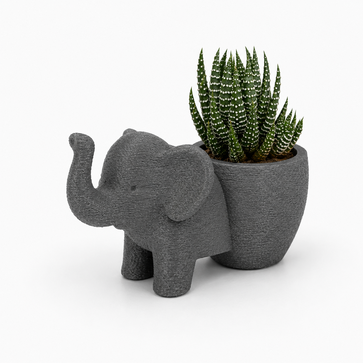 Sukkulenten-Pflanztopf „Elefant“ - süßer Blumentopf für kleine Pflanzen