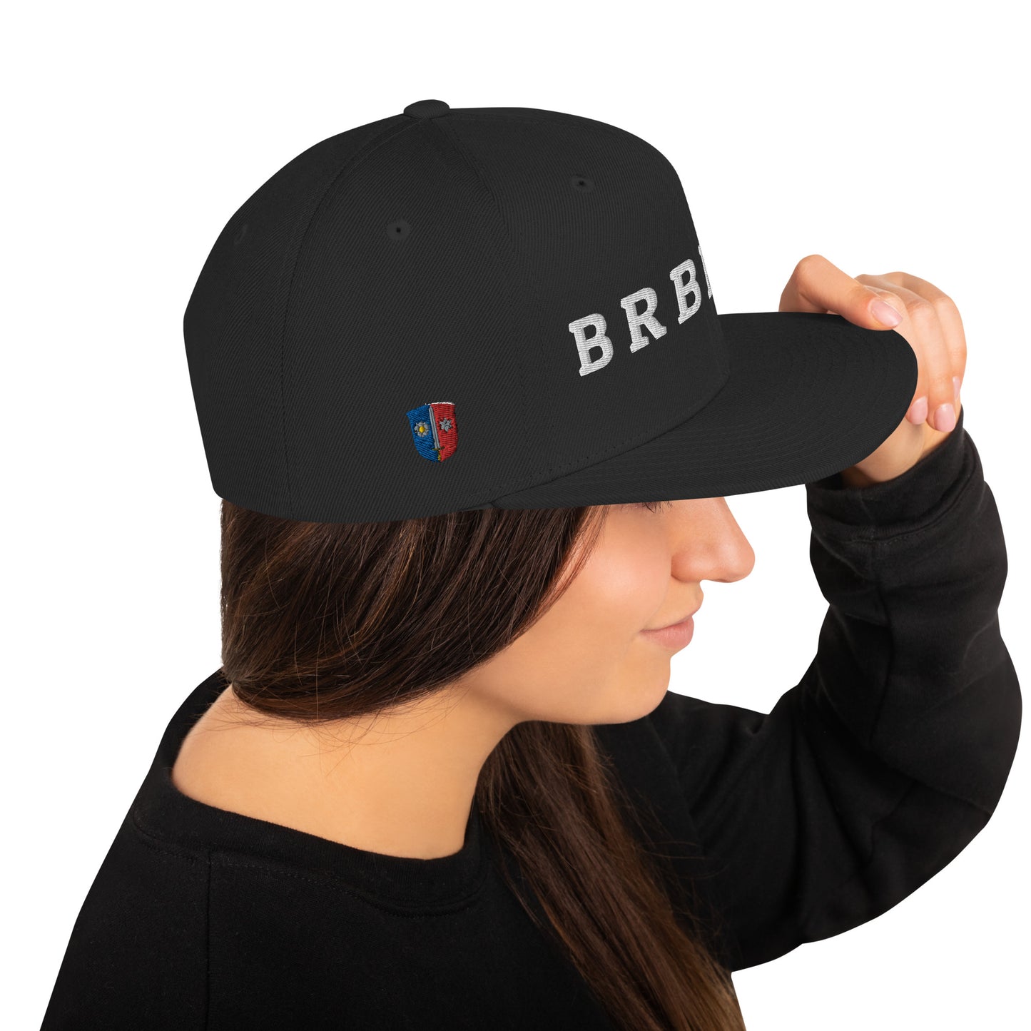 Snapback "BRBRGR" - grüne Unterseite