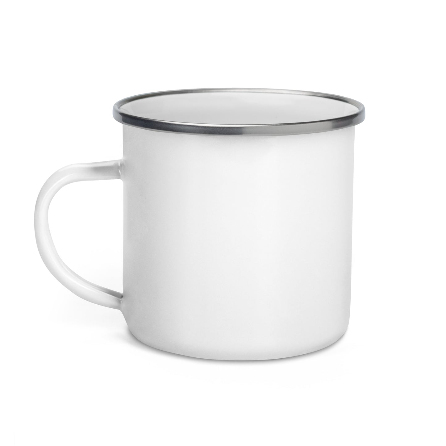 Emailletasse "BRBRGR" mit Wappen