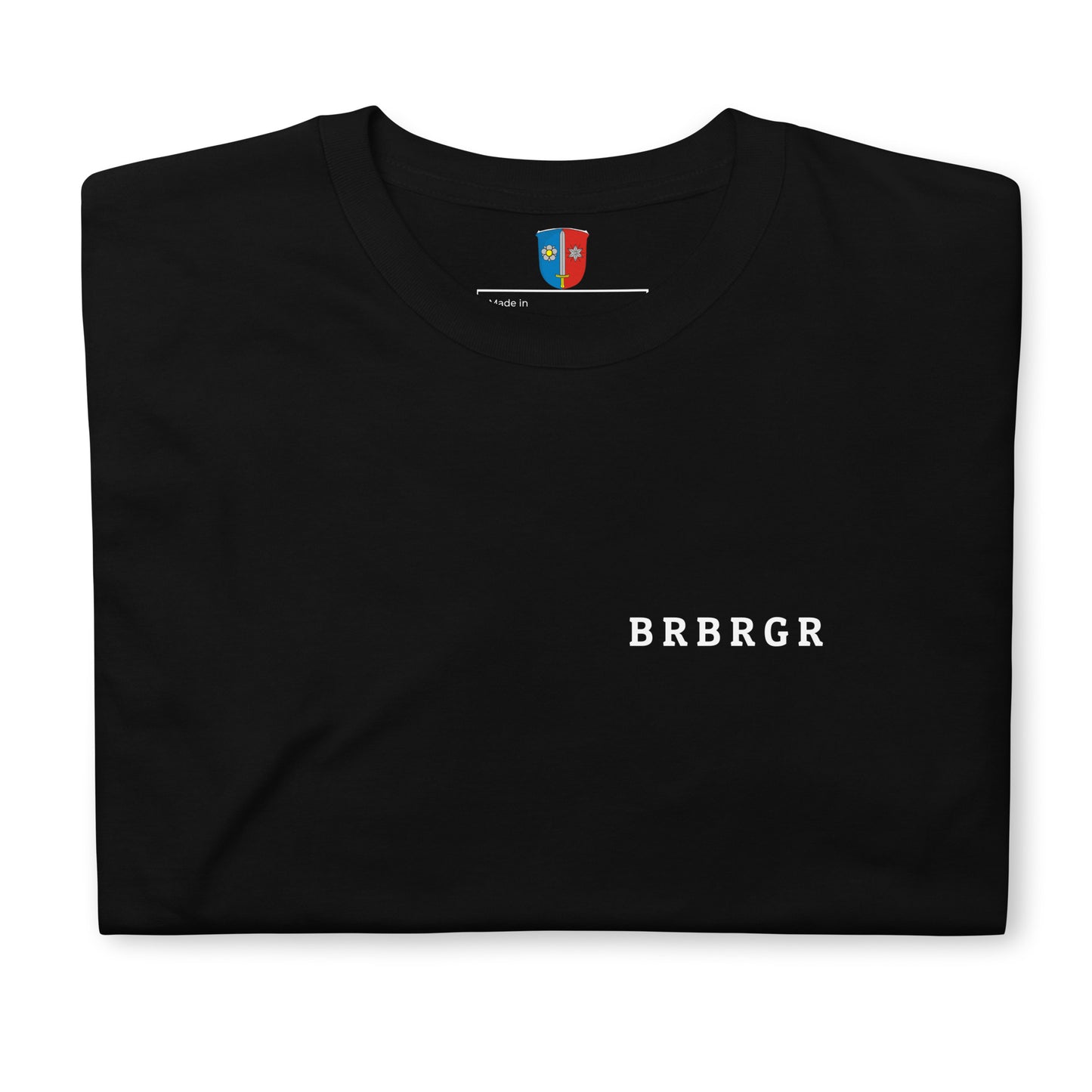 Unisex T-Shirt "BRBRGR" schwarz