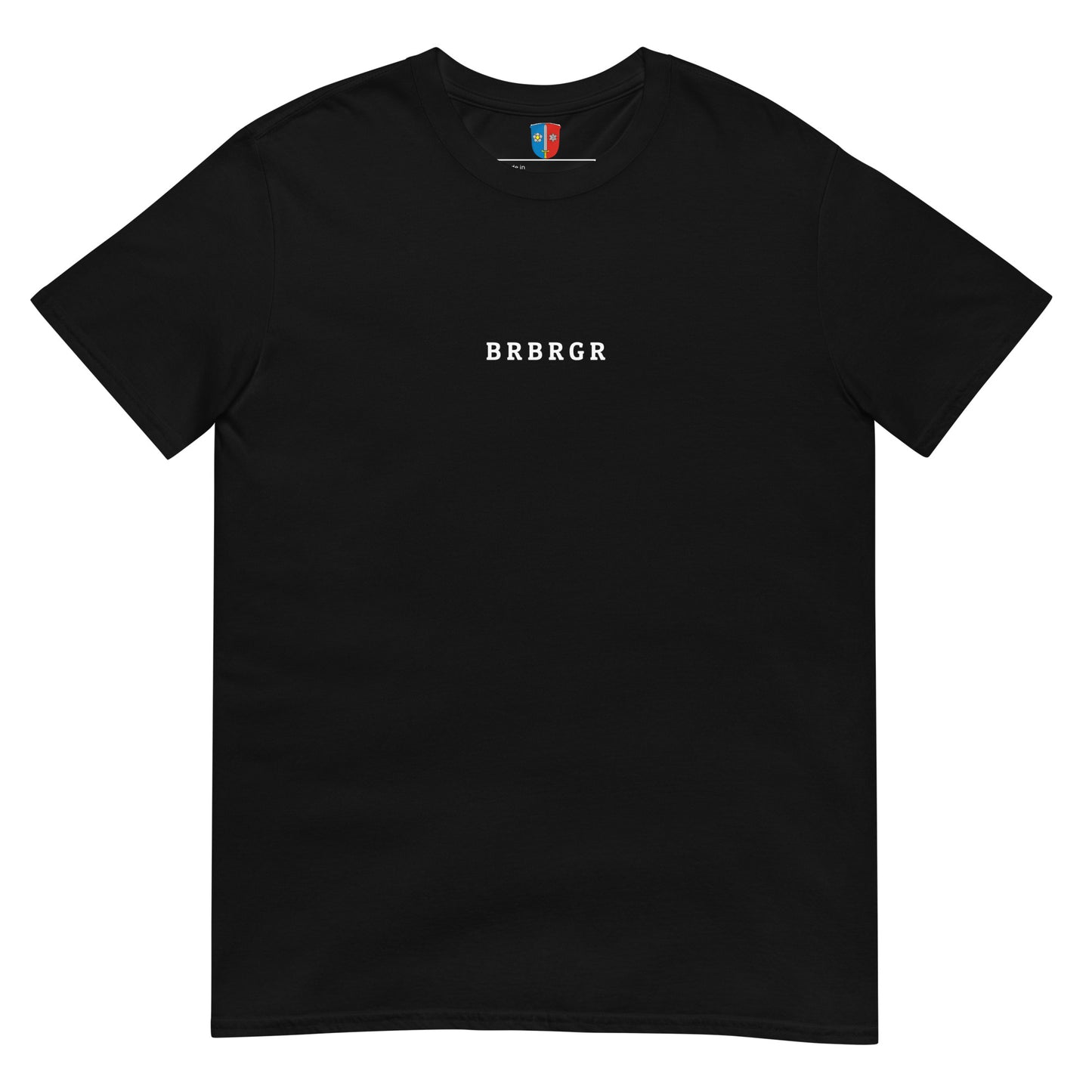 Unisex T-Shirt "BRBRGR" Mitte schwarz