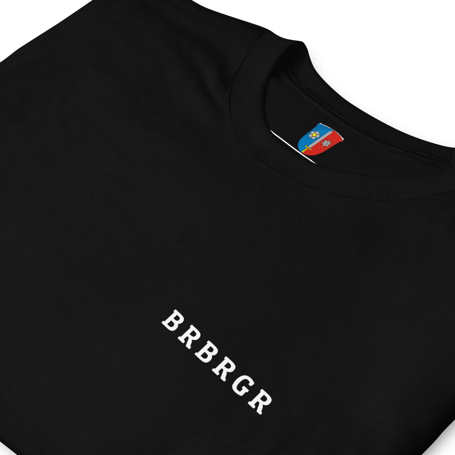 Unisex T-Shirt "BRBRGR" schwarz