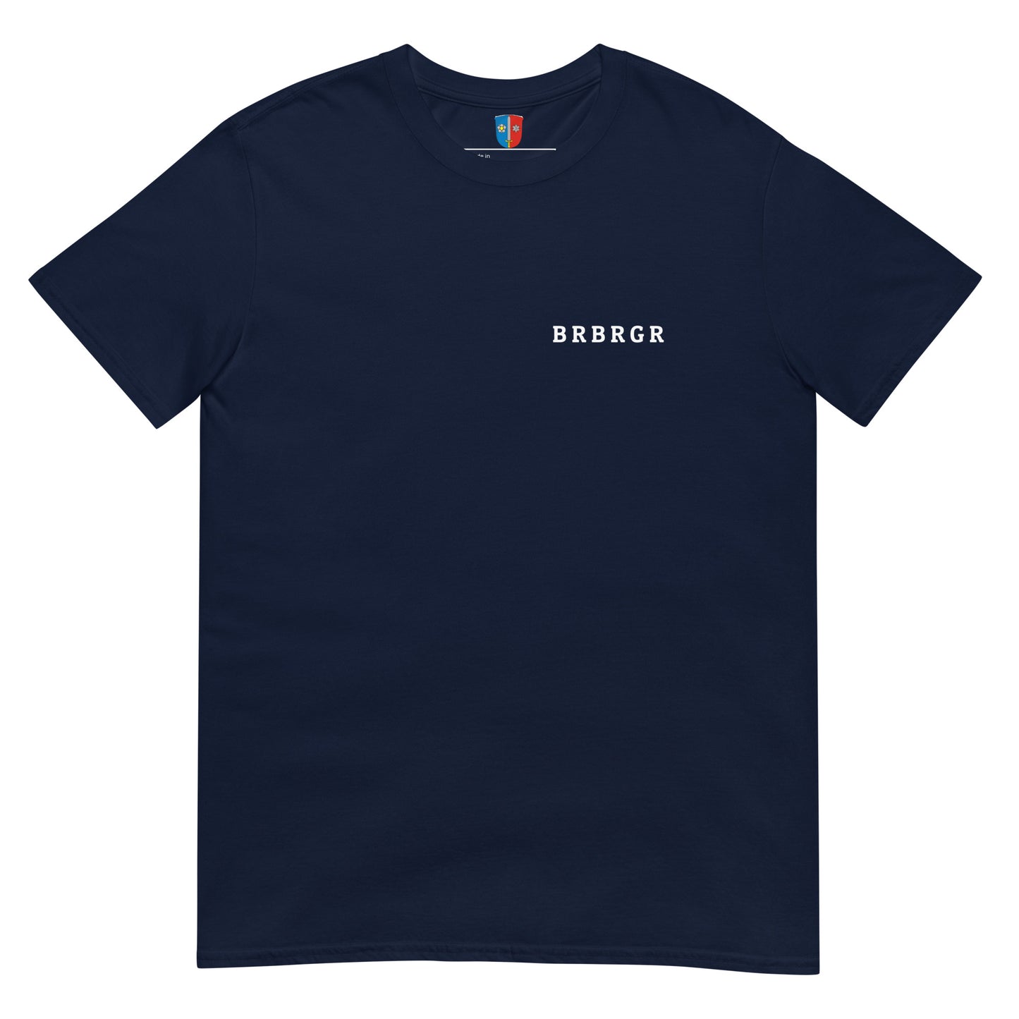 Unisex T-Shirt "BRBRGR" Navy Blau