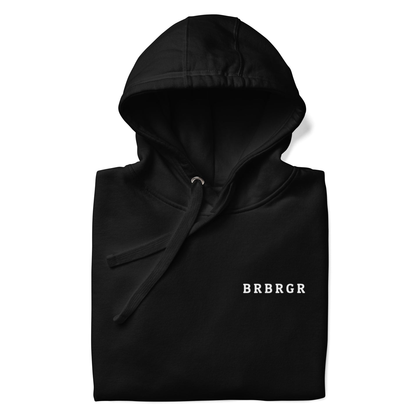 Hoodie "BRBRGR" schwarz