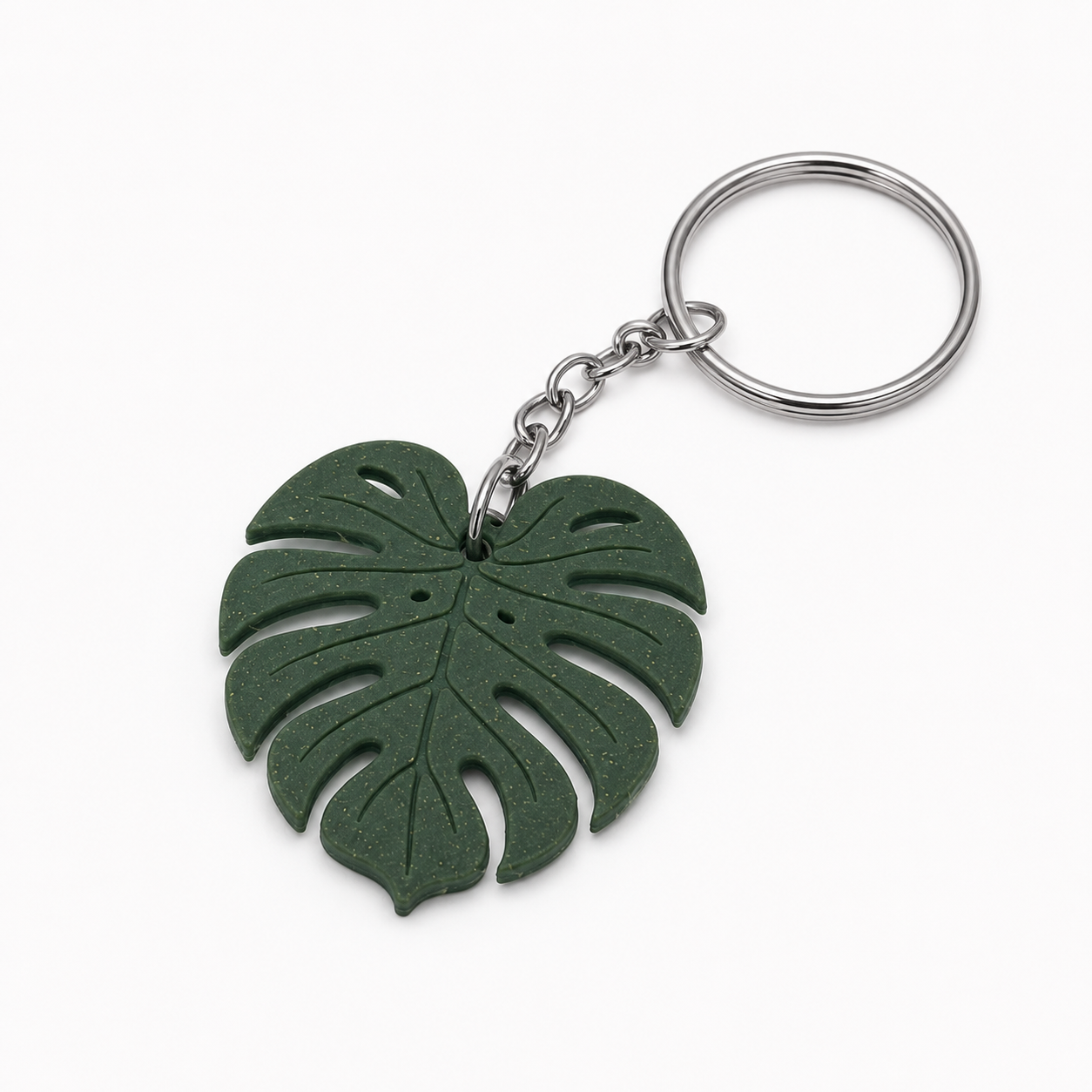 Monstera Schlüsselanhänger – Stylischer Blatt-Anhänger
