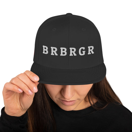 Snapback "BRBRGR" - grüne Unterseite