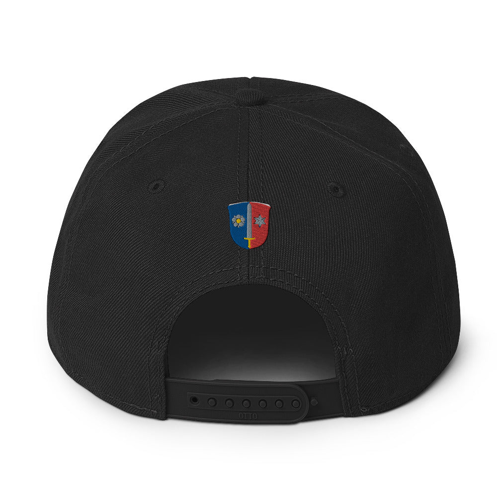 Snapback "BRBRGR" - graue Unterseite