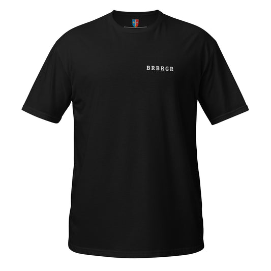 Unisex T-Shirt "BRBRGR" schwarz