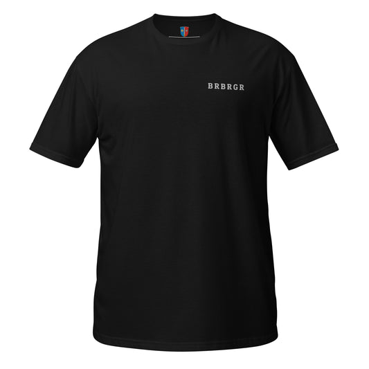 Unisex T-Shirt "BRBRGR" Stick schwarz