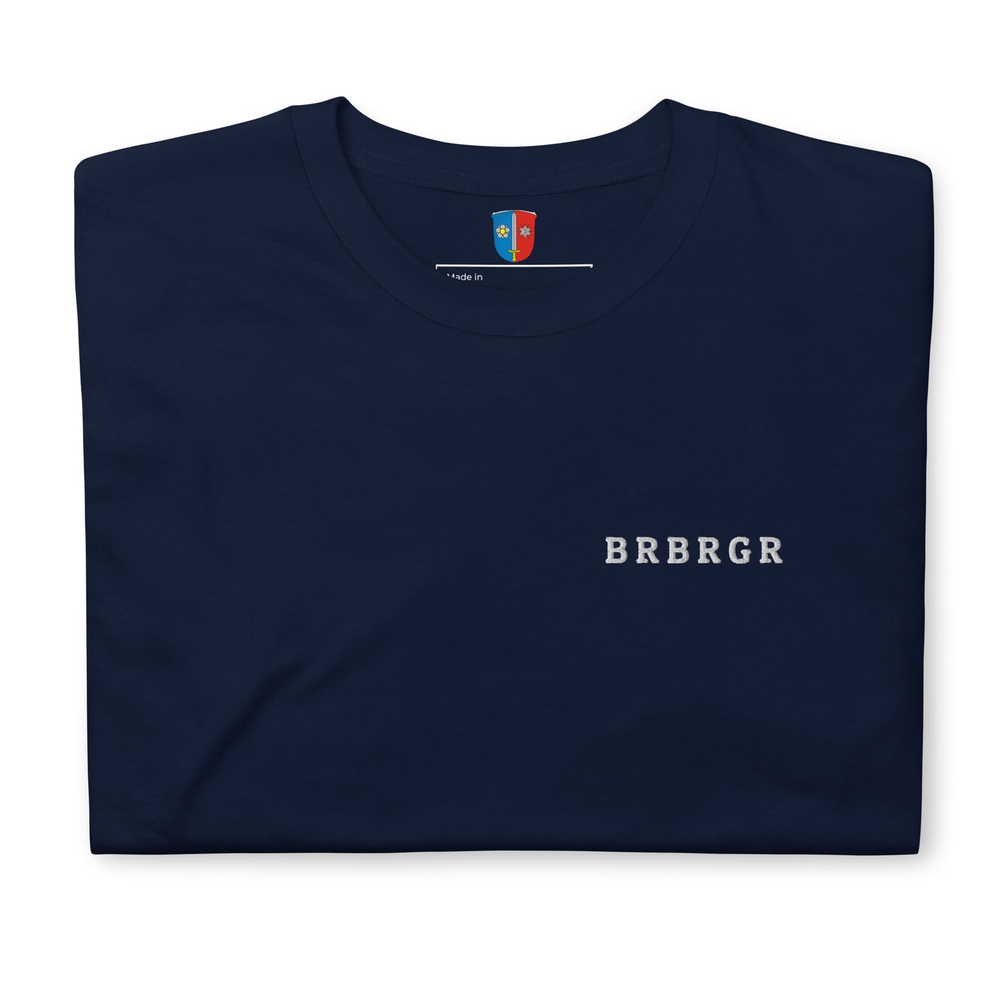Unisex T-Shirt "BRBRGR" Stick Navy