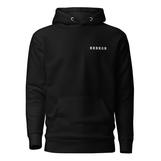 Hoodie "BRBRGR" schwarz